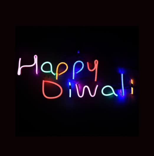 Happy Diwali Neon Light